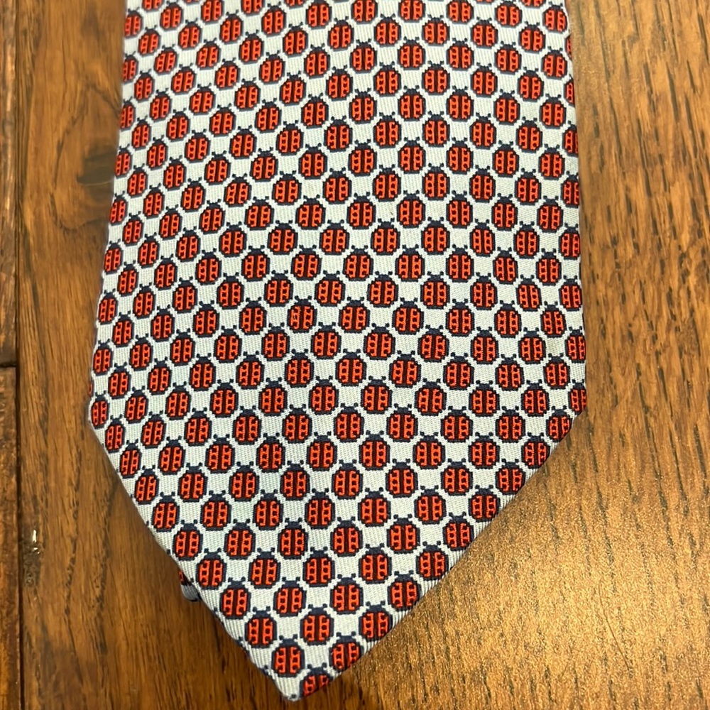 Men’s Hermes Ladybug tie